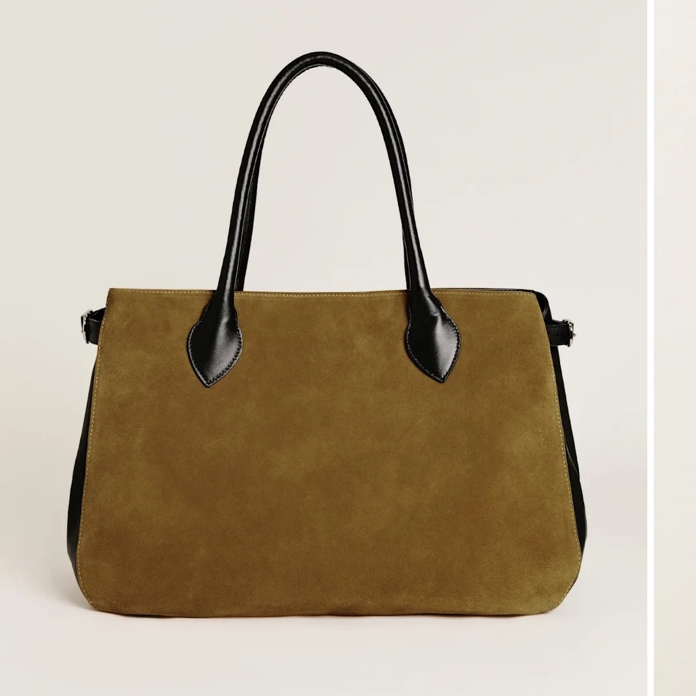 Reformation Suede & Leather Patrizia Tote Bag